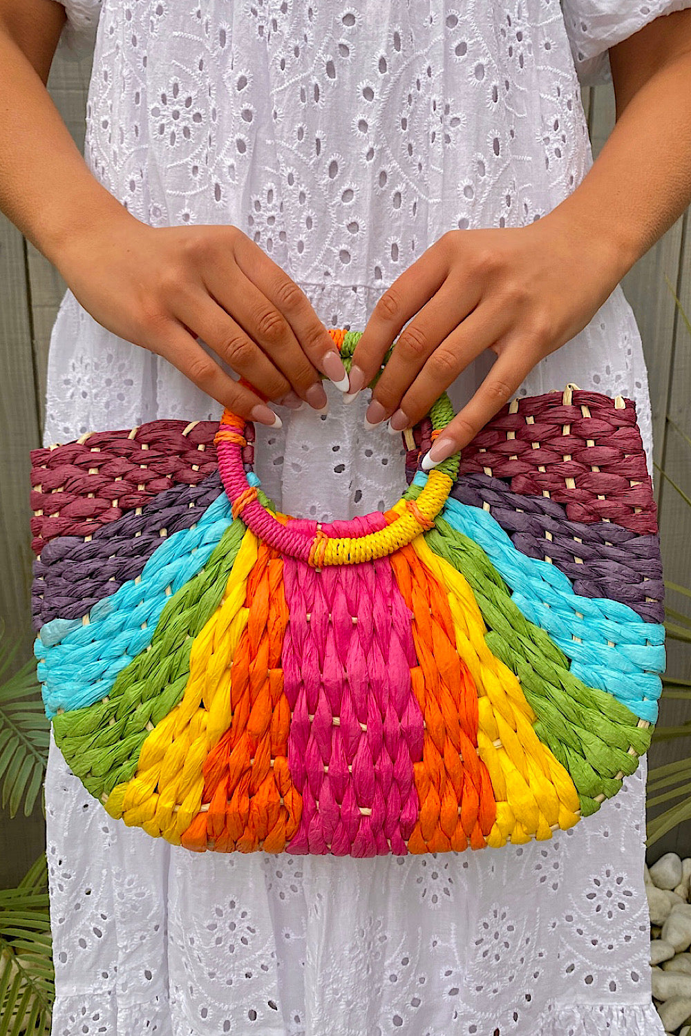 Multi color clearance bag