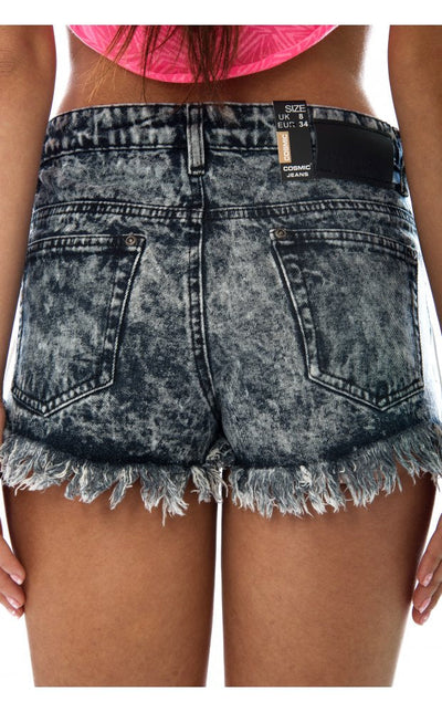 Limited Edition Denim Tassel Trim Shorts