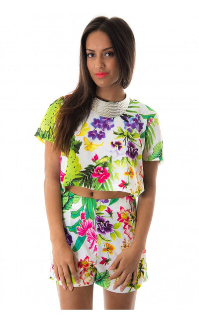 Bora Bora Tropical Boxy Top & Shorts