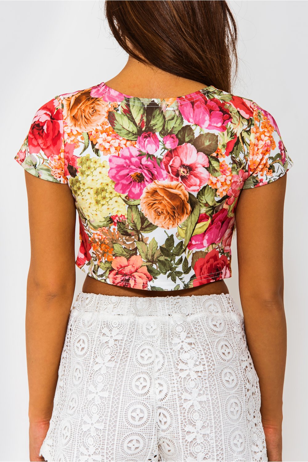 Anisa Floral Crop Top