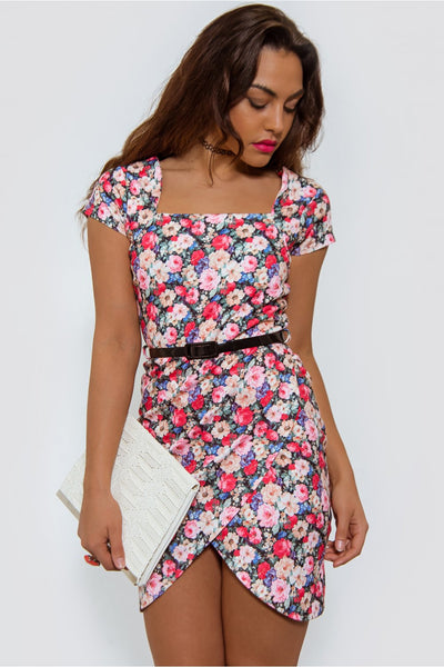 Sofia Floral Bodycon Dress