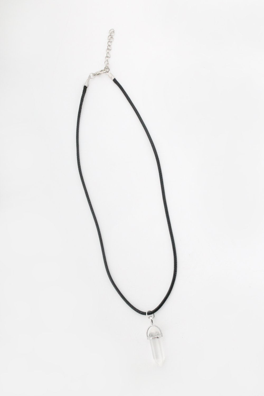 Onyx Quartz Clear Necklace