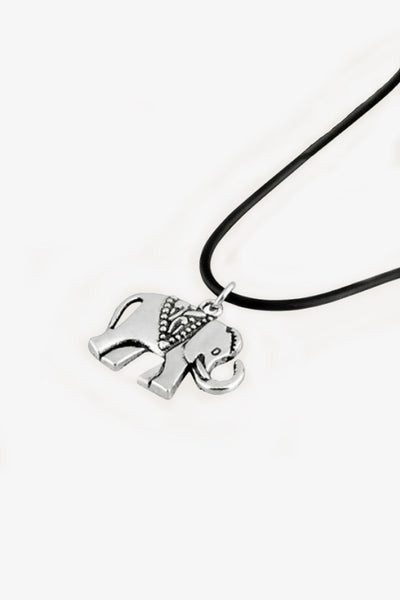 Silver Elephant Choker