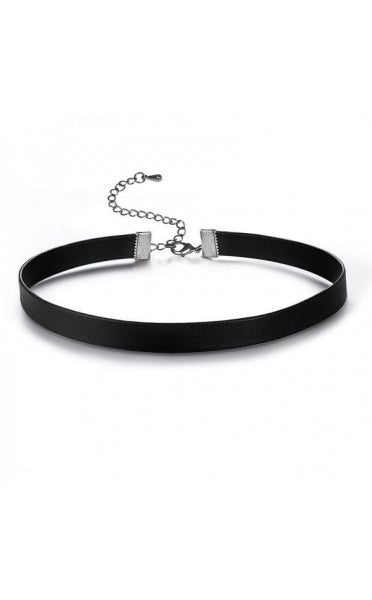 Rian Black PU Choker