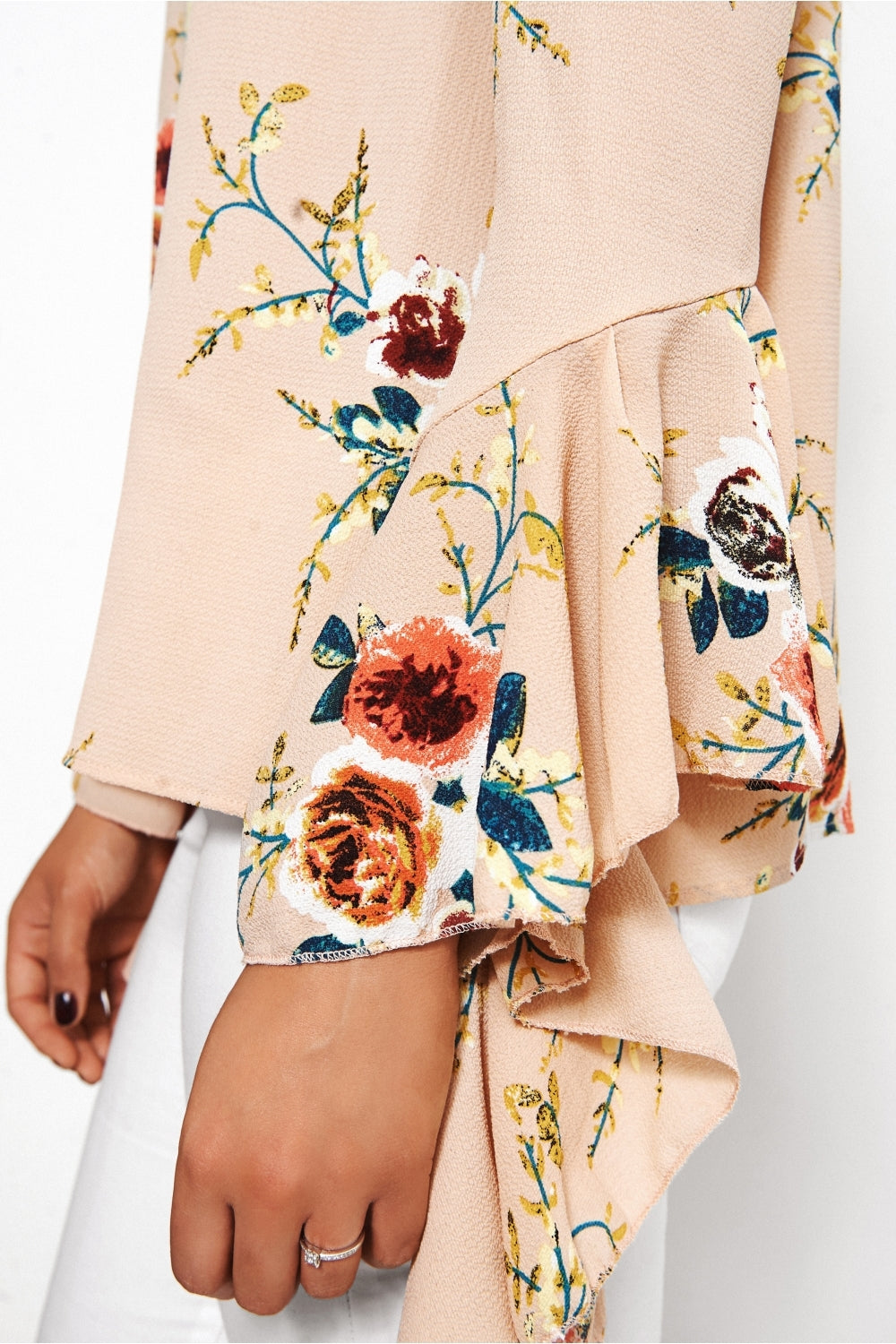 Dion Bardot Floral Top