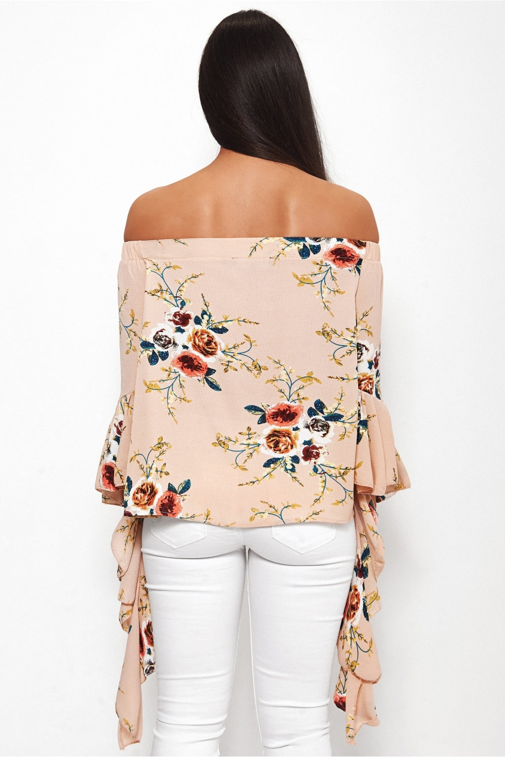 Dion Bardot Floral Top