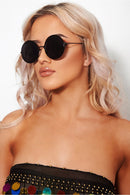 Black Circle Sunglasses