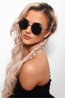 Black Circle Sunglasses