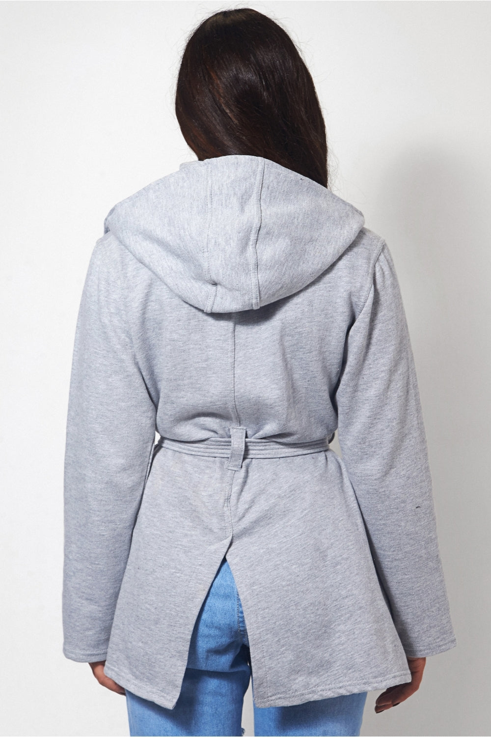 Grey Toggle Duffle Style Coat