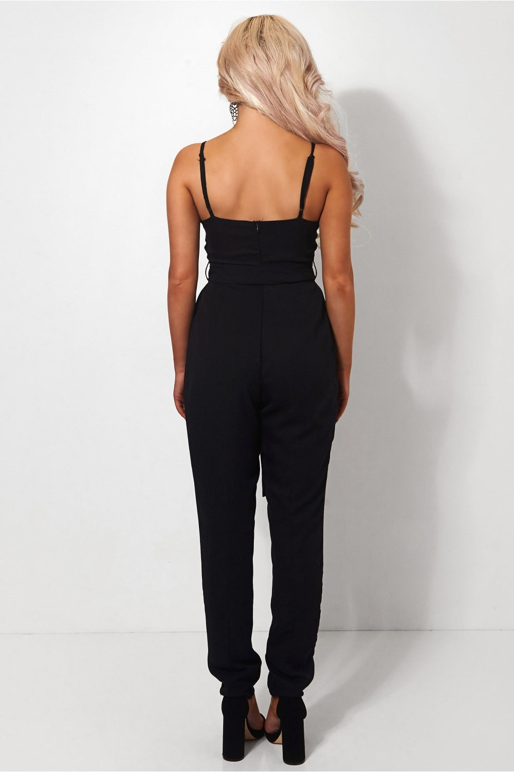 Tamara Black Tie Jumpsuit