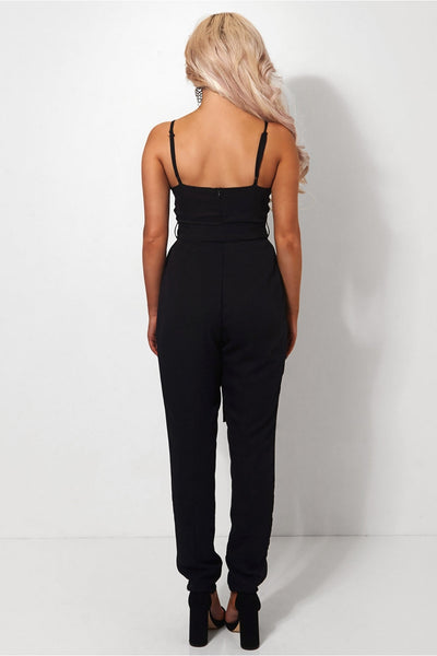 Tamara Black Tie Jumpsuit