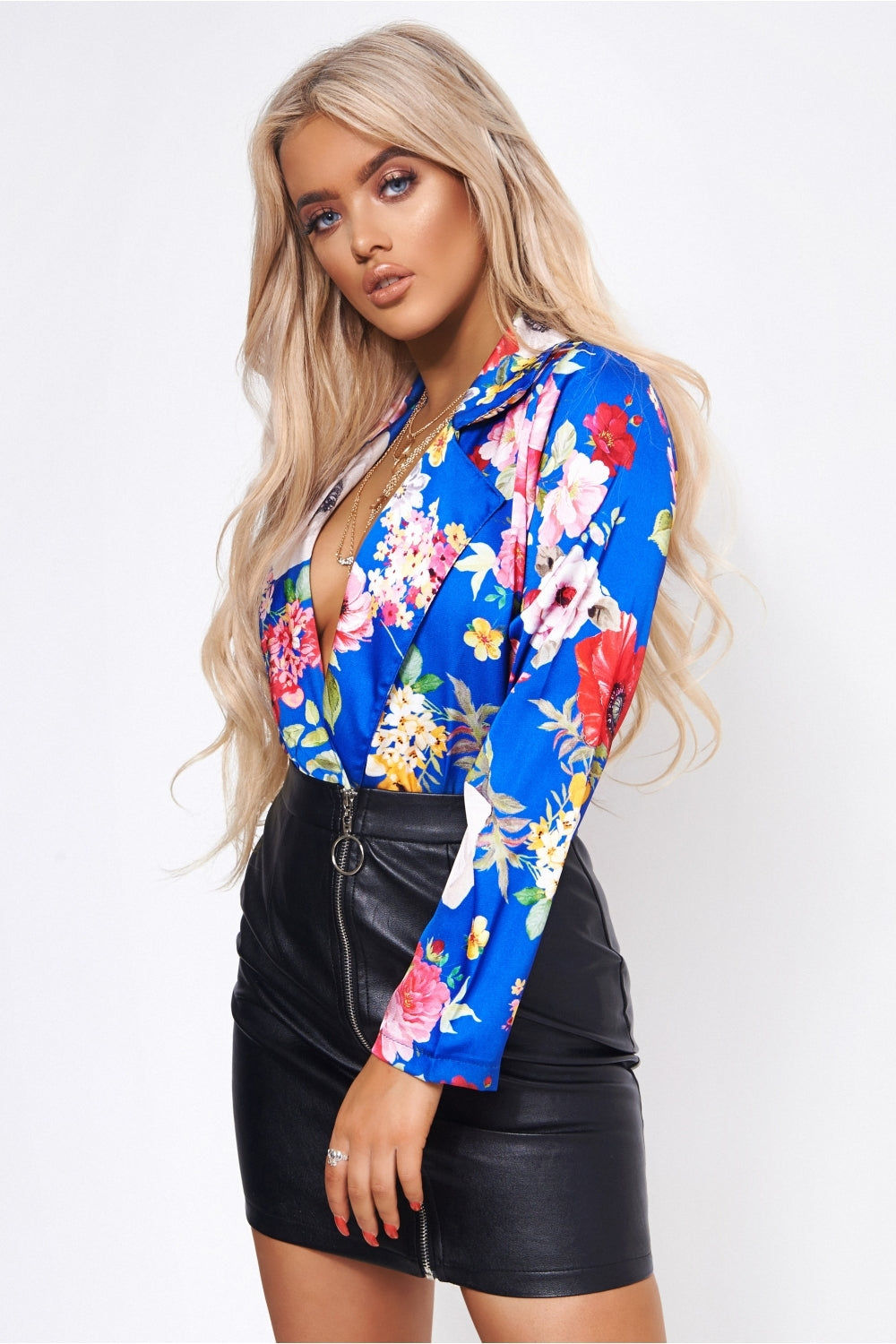 Blossom Blue Floral Bodysuit