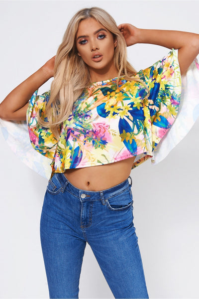 Luca Yellow Floral Top