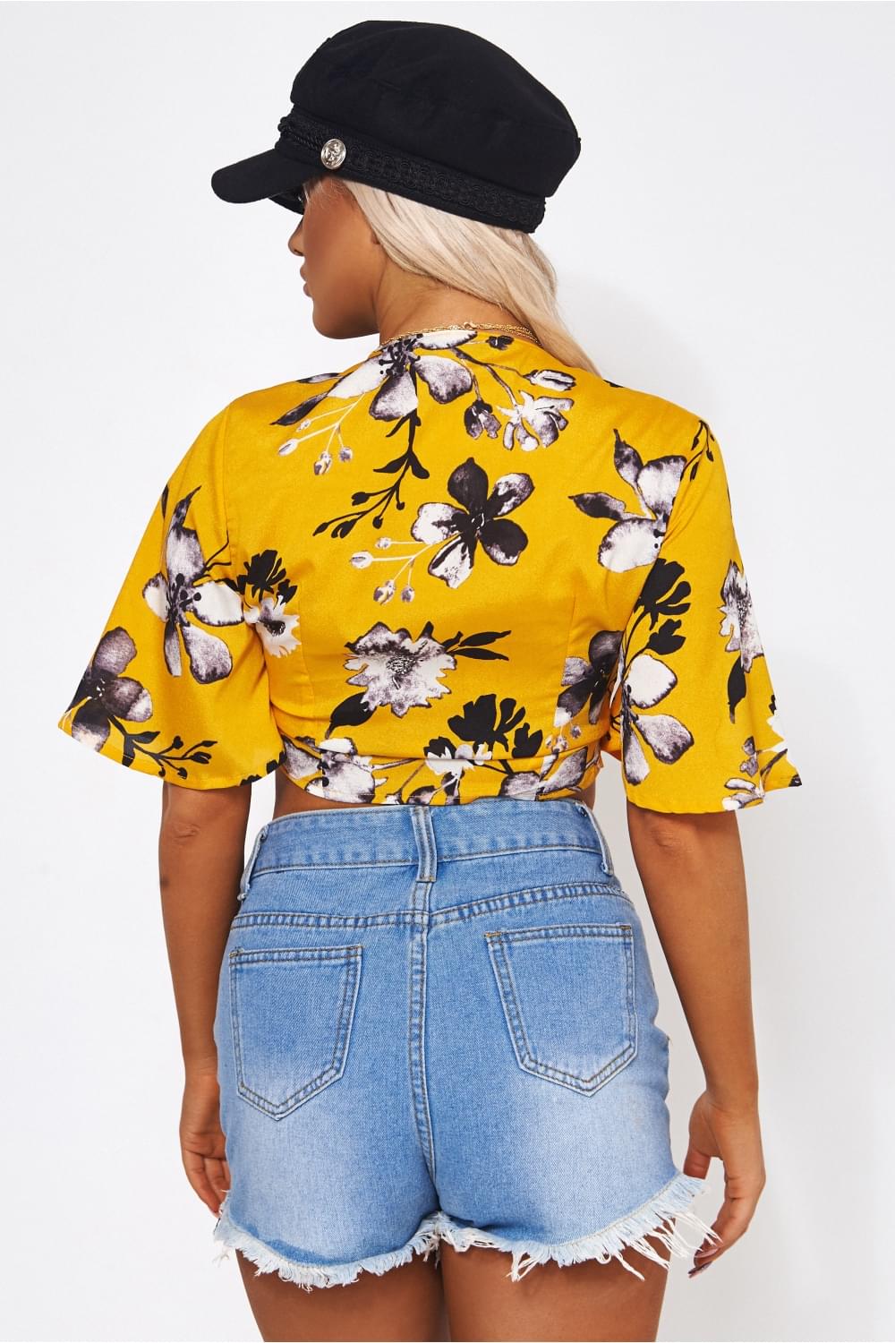 Liana Yellow Floral Blouse