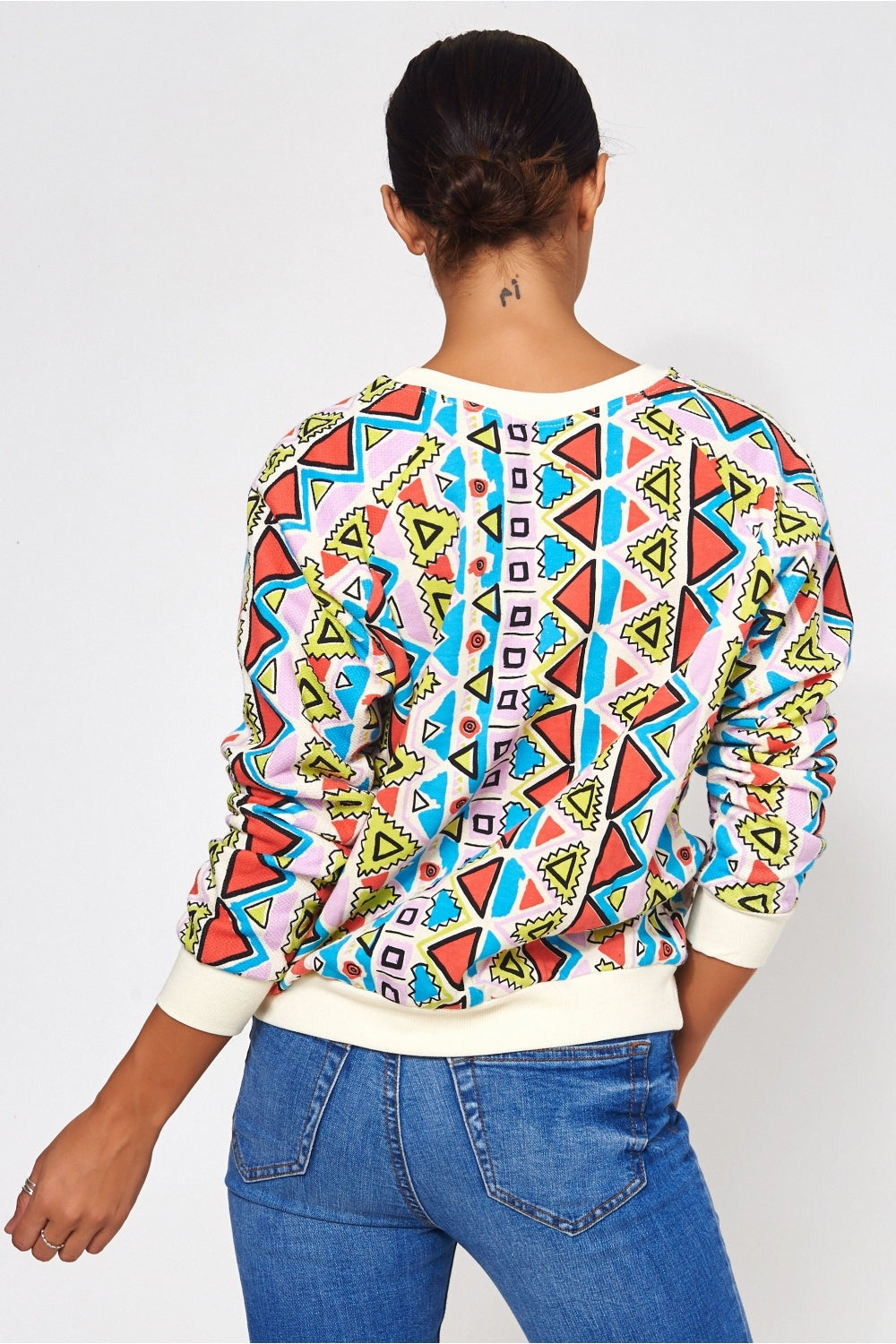 Aztec Print Sweatshirt