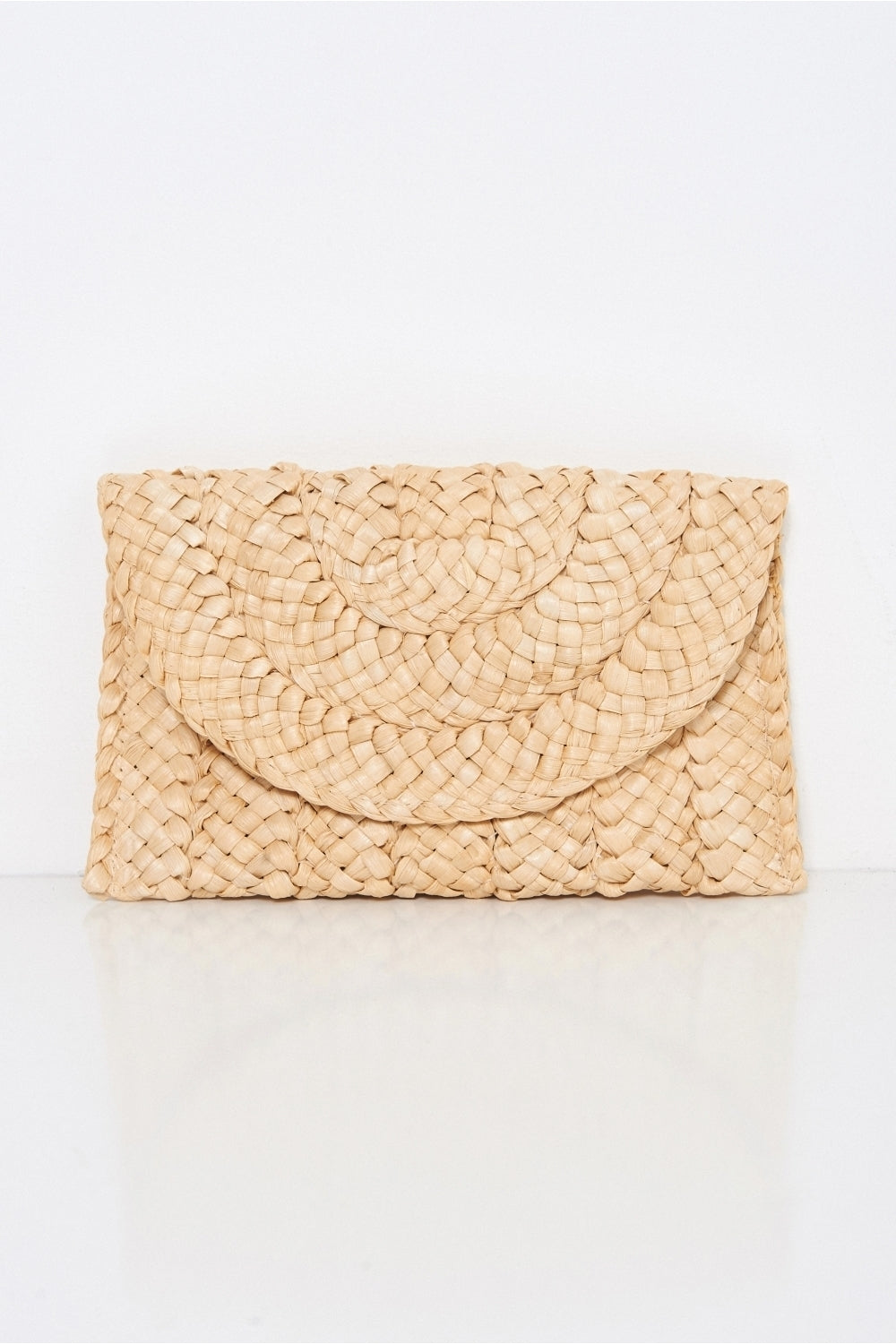 Isla Straw Clutch Bag