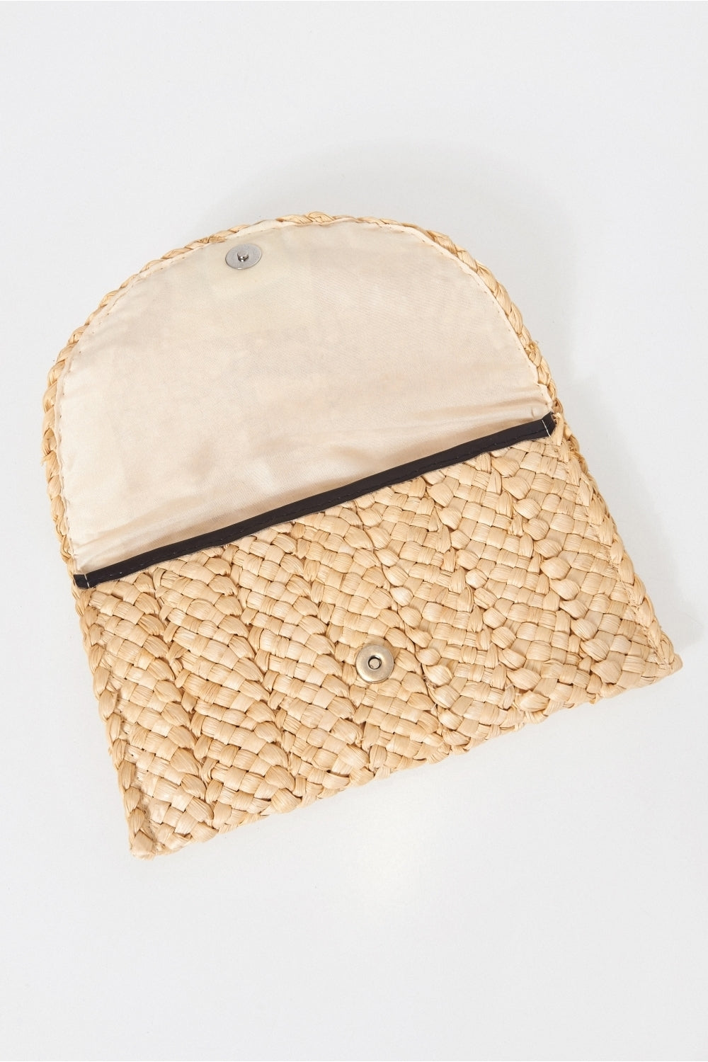 Isla Straw Clutch Bag