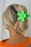 Daisy Green Hair Clip