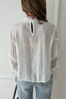 Zana White Crochet Blouse