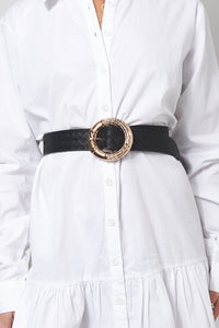 Gold Circle Black Belt