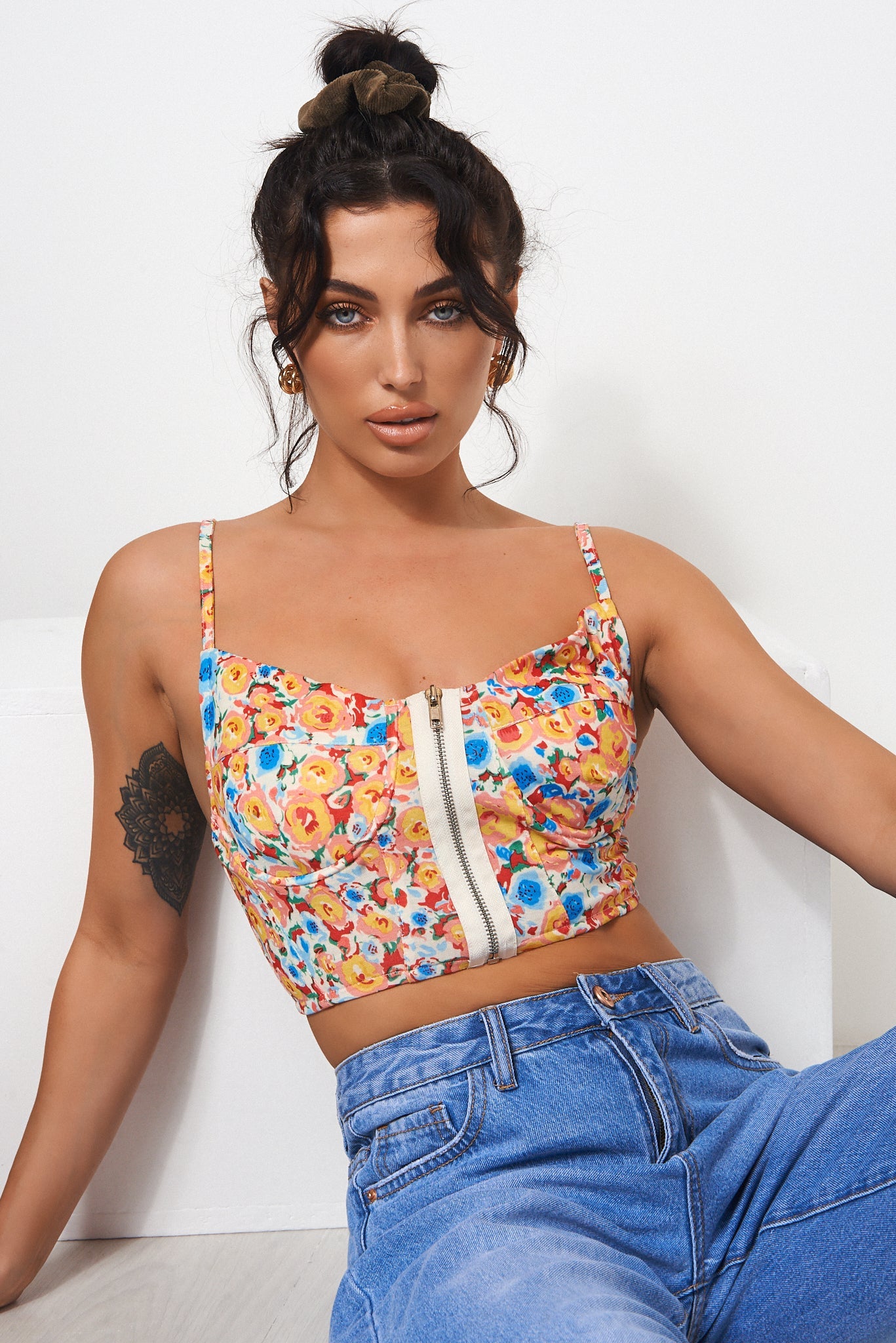 Savanna Floral Bralet Top