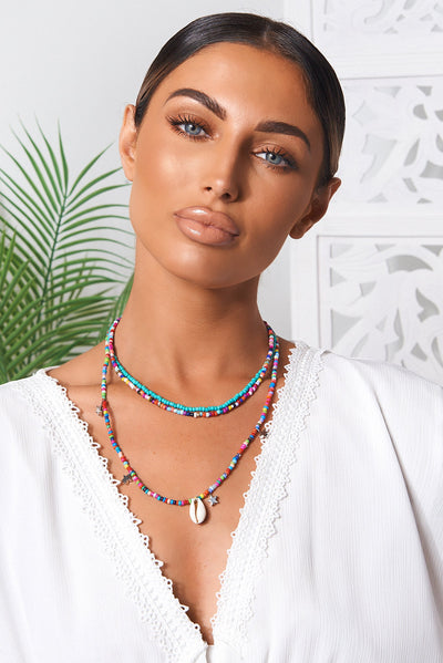 Aloha Beaded Necklace Set