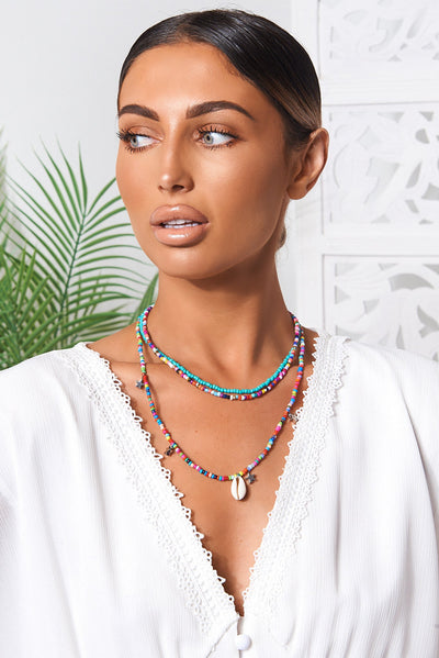 Aloha Beaded Necklace Set