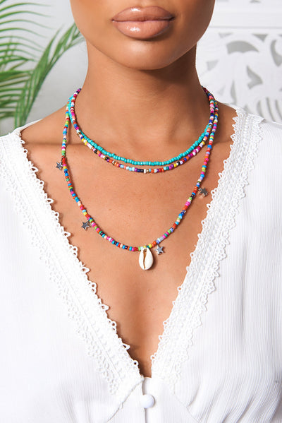 Aloha Beaded Necklace Set