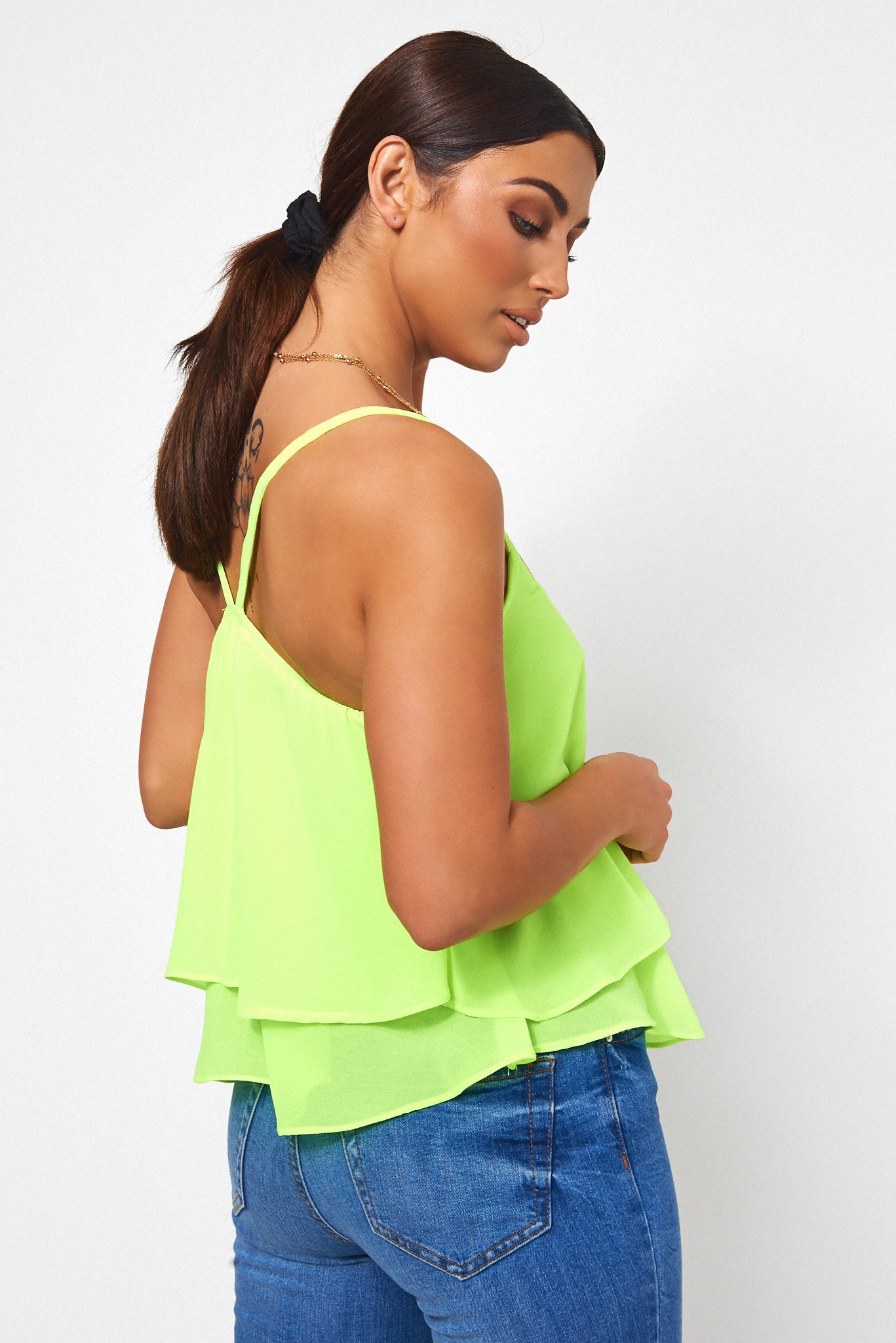 Neon Green Swing Top