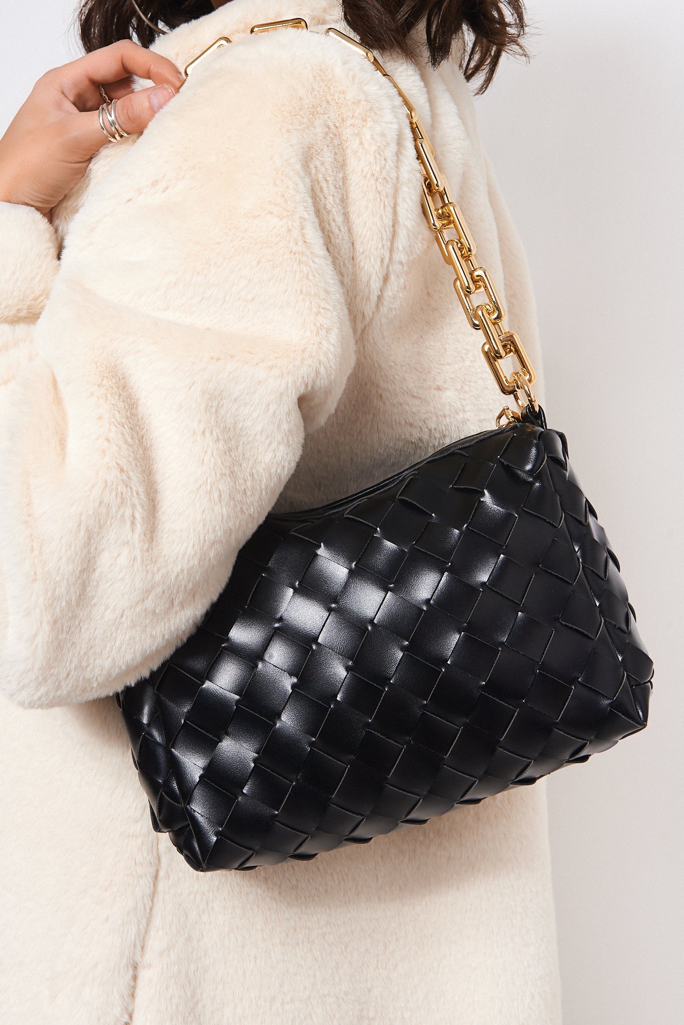 Coco Black Chain Shoulder Bag