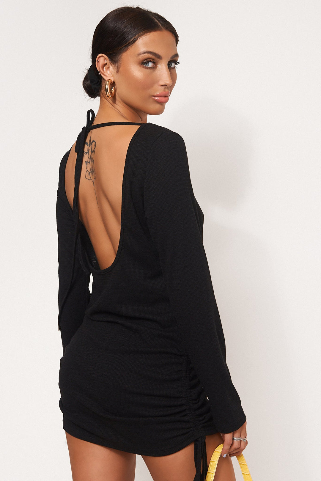 Backless black dress uk hotsell