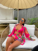 Hula Pink Tropical 3 Piece Set