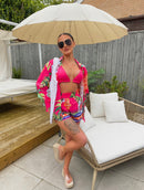 Hula Pink Tropical 3 Piece Set