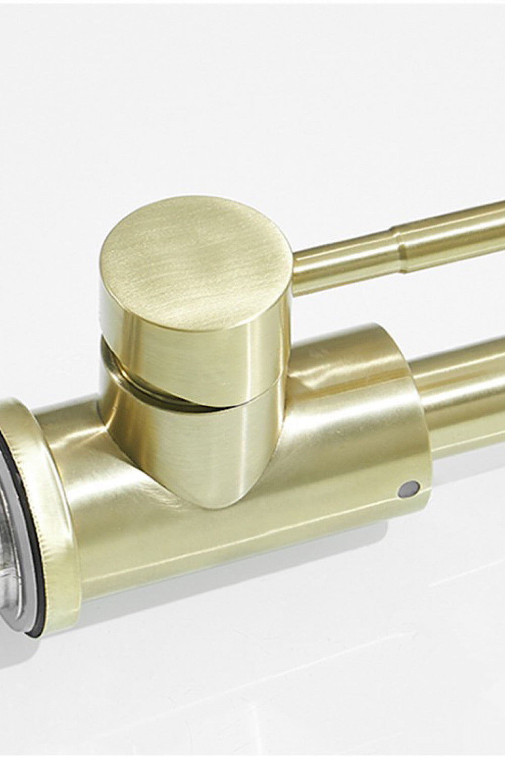 Alberta Brushed Gold Single Lever Brass Mixer Tap