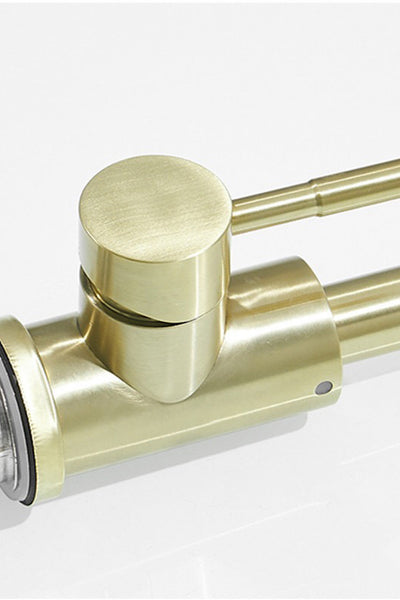 Alberta Brushed Gold Single Lever Brass Mixer Tap