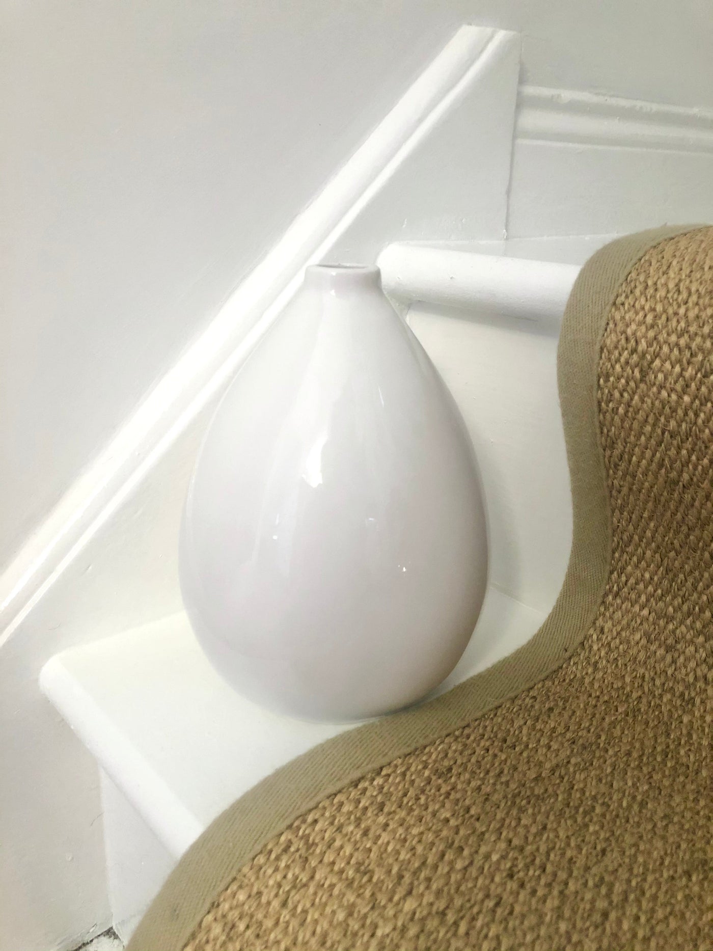 White Balloon Vase