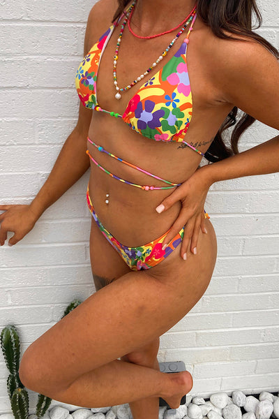 Gigi Yellow Daisy Floral Bikini